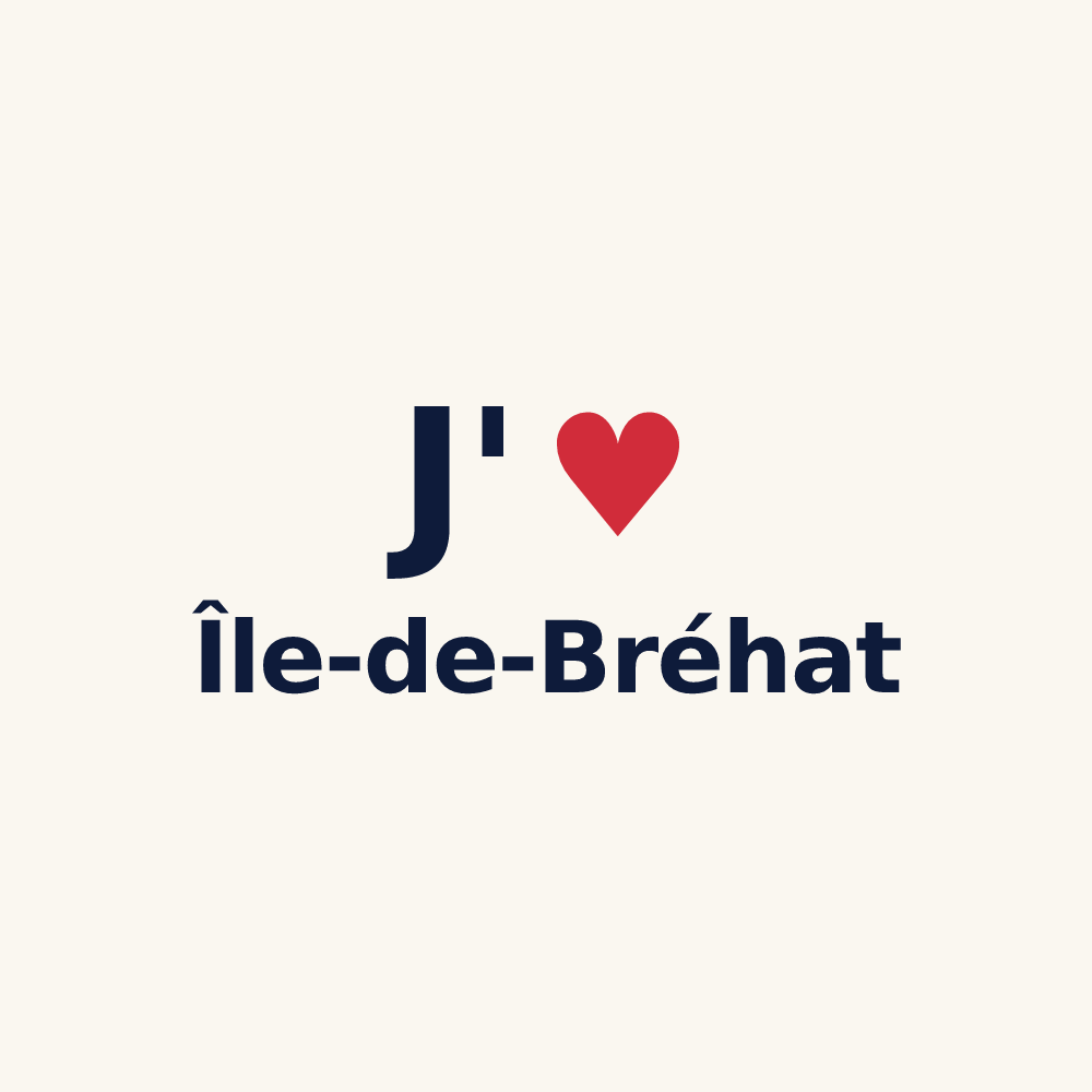 Tasse personnalisée Île-de-Bréhat — design J'aime Île-de-Bréhat