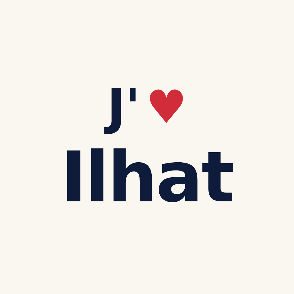 Tasse personnalisée Ilhat — design J'aime Ilhat
