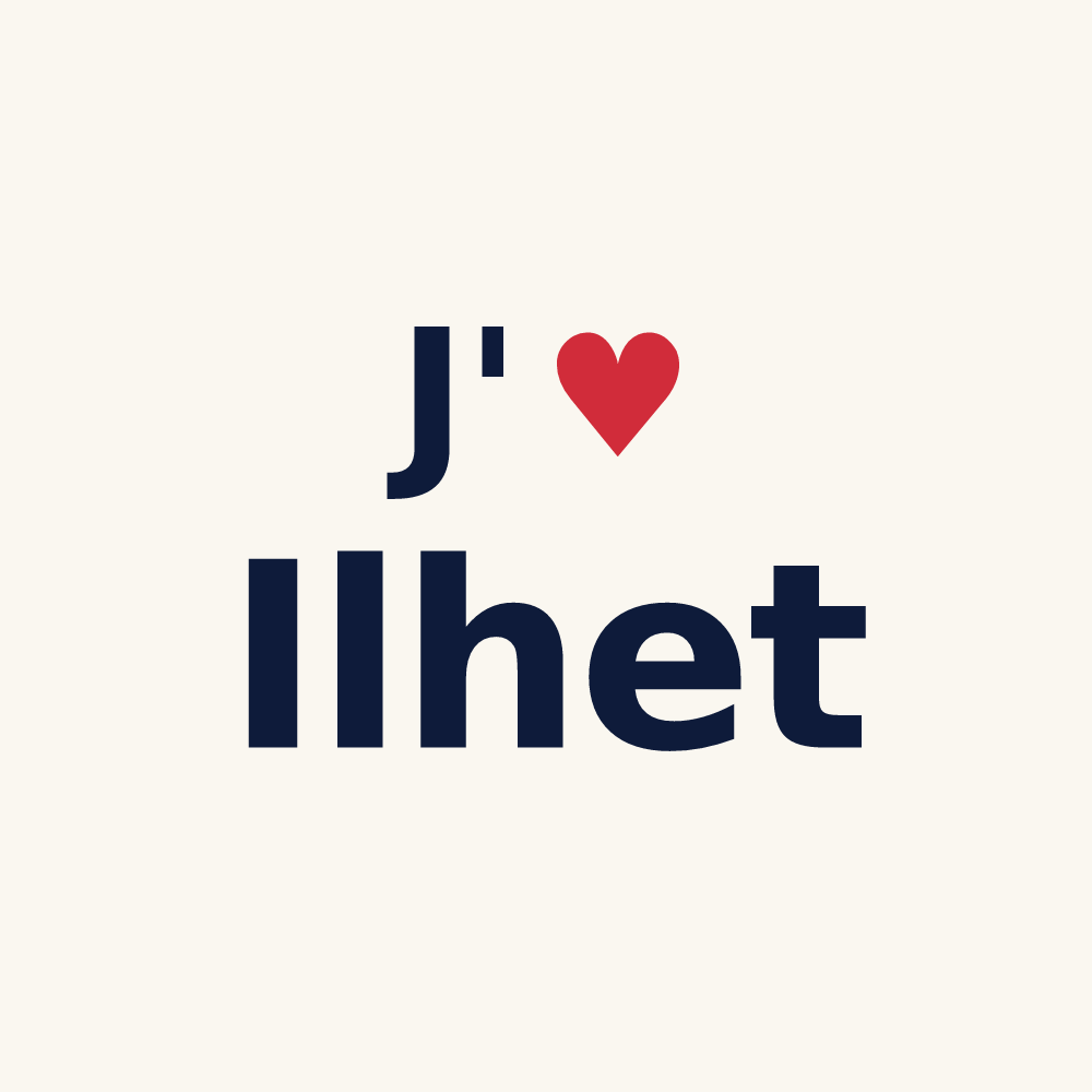 Tasse personnalisée Ilhet — design J'aime Ilhet