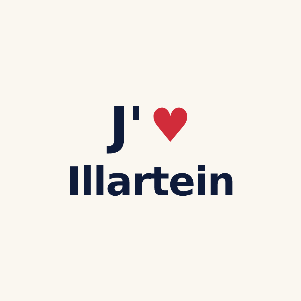 Tasse personnalisée Illartein — design J'aime Illartein