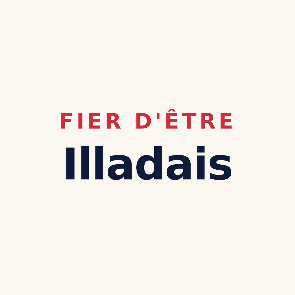 Tasse « Fier d'être Illadais » — design pour Illats