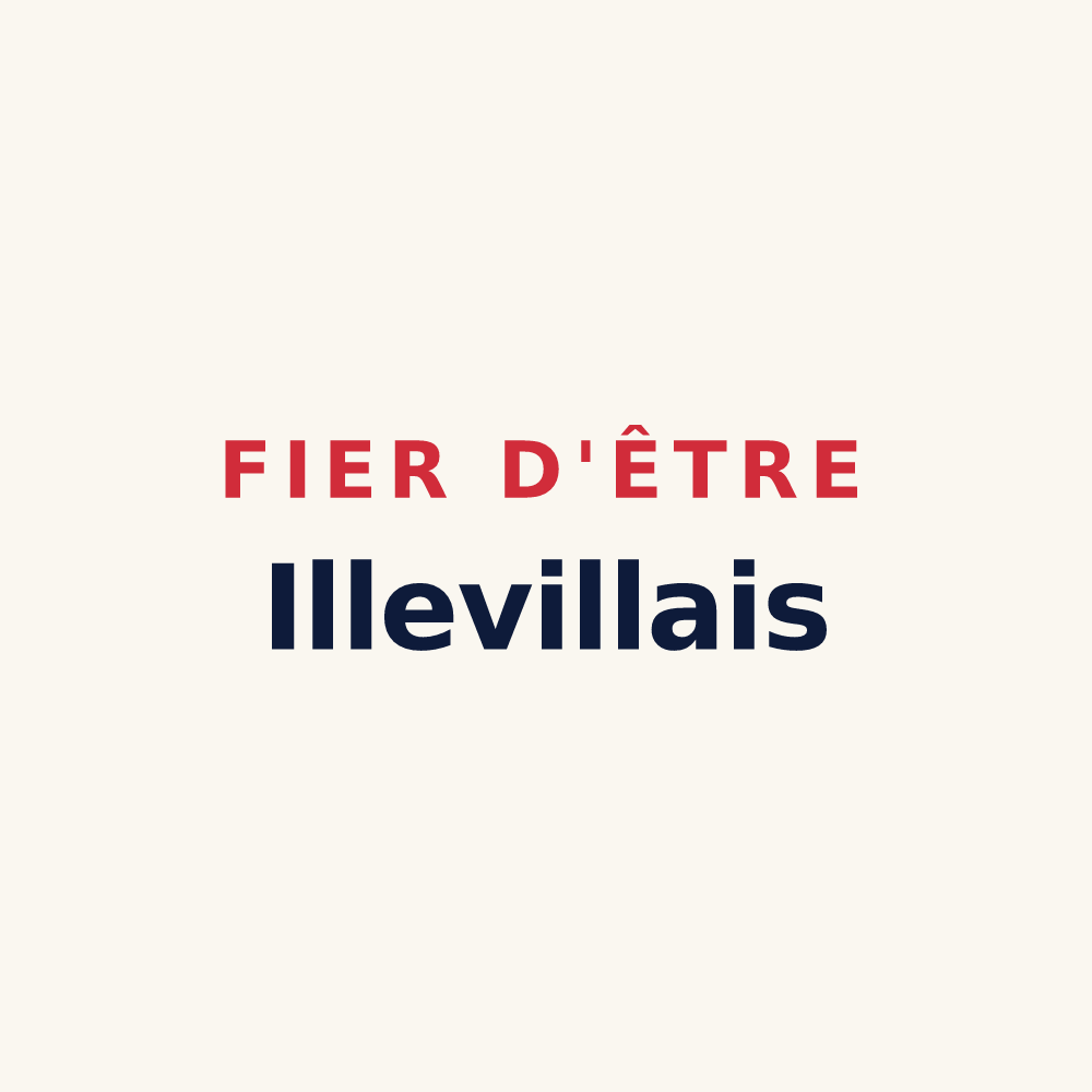 Tasse « Fier d'être Illevillais » — design pour Illeville-sur-Montfort