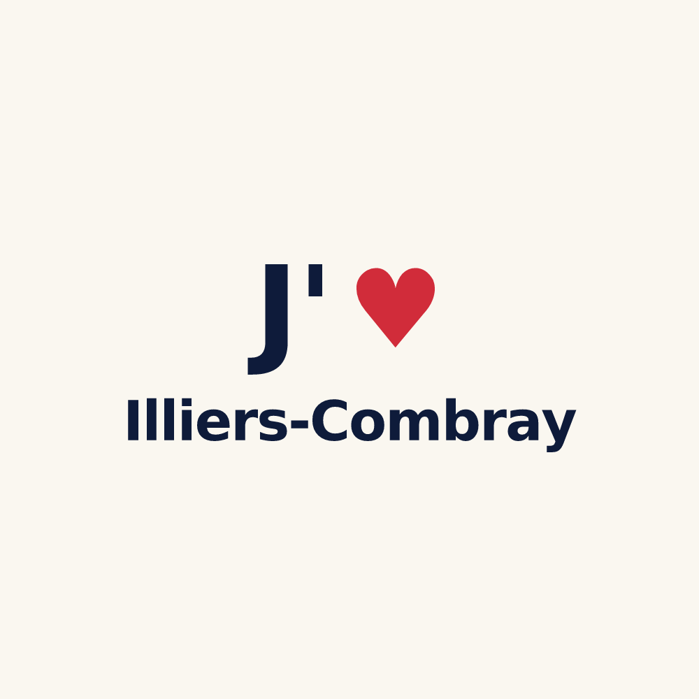 Tasse personnalisée Illiers-Combray — design J'aime Illiers-Combray