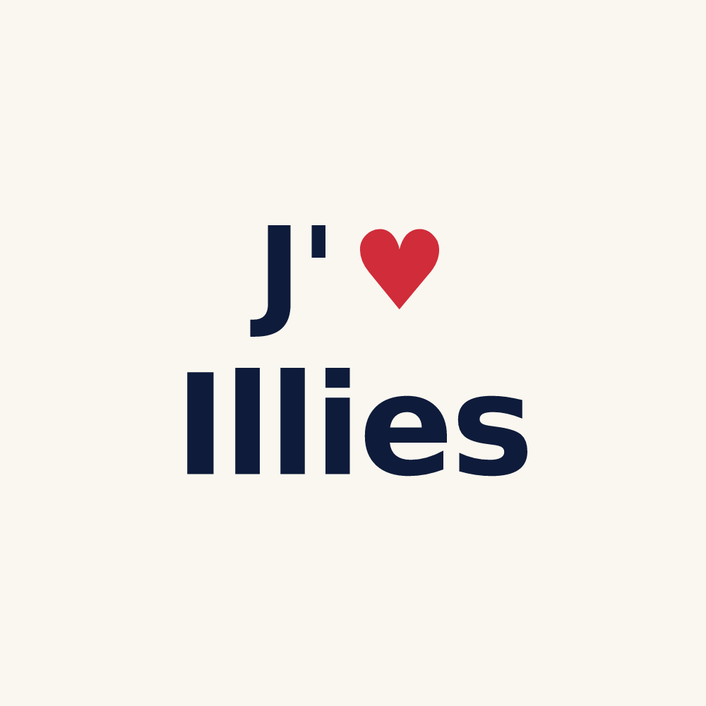 Tasse personnalisée Illies — design J'aime Illies