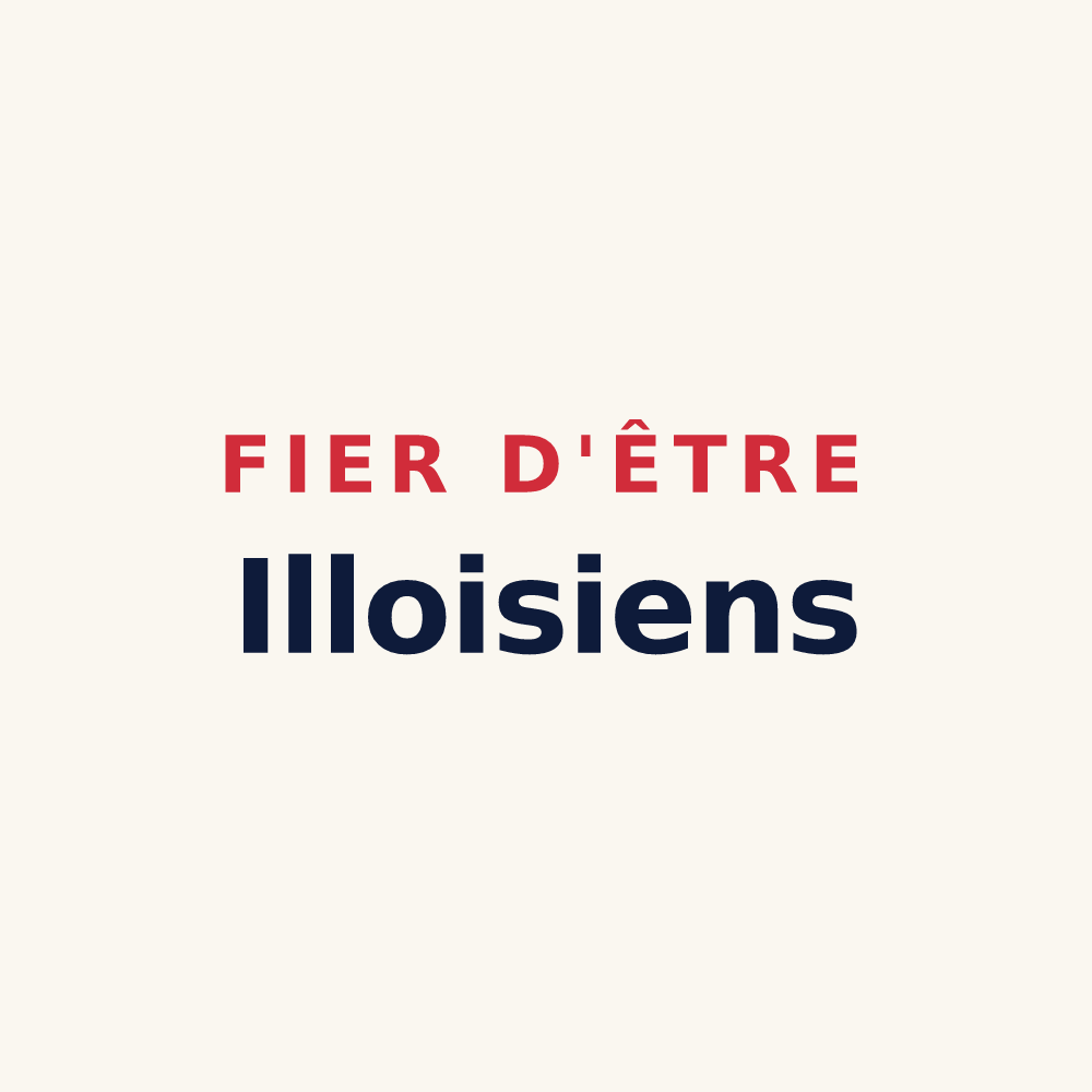 Tasse « Fier d'être Illoisiens » — design pour Illois