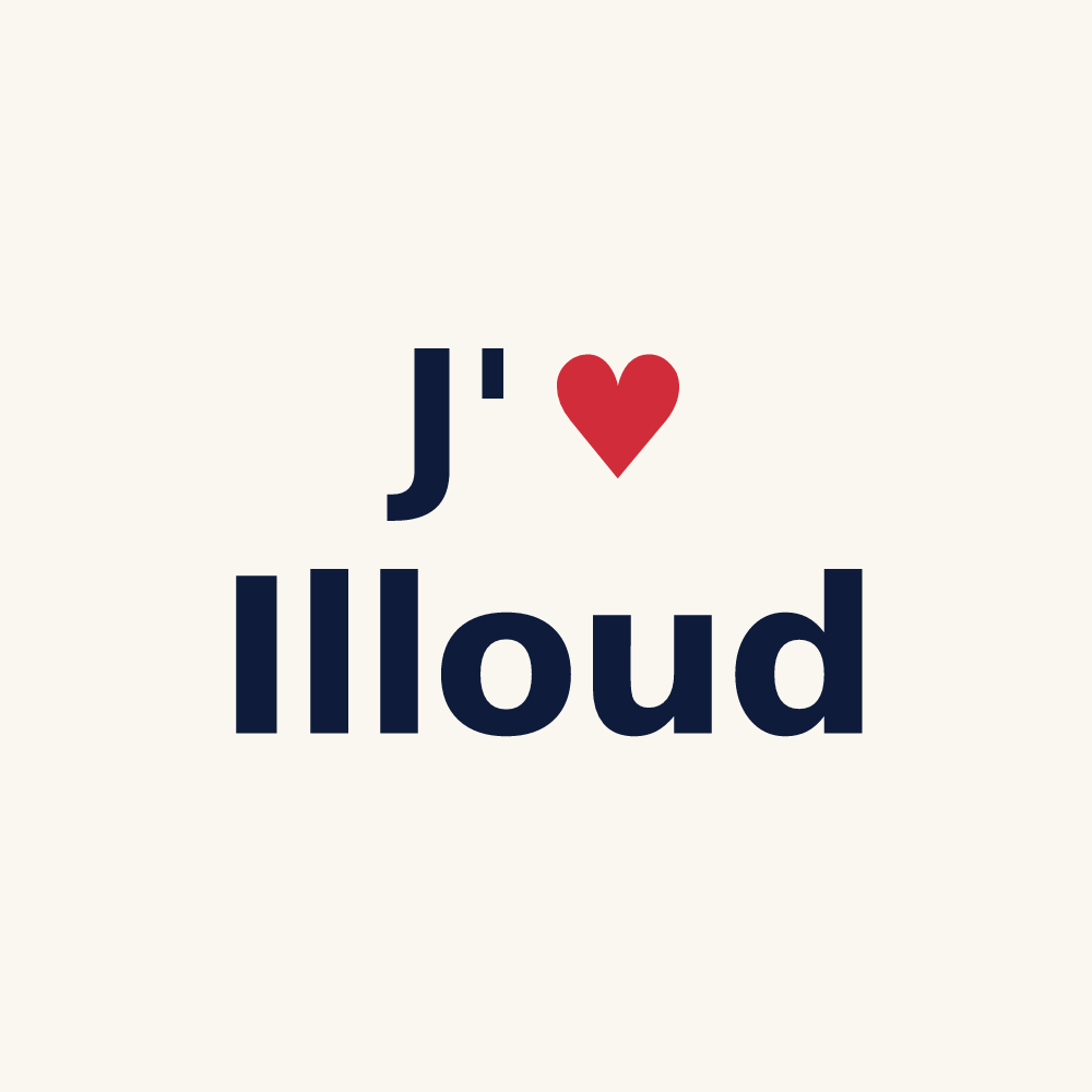 Tasse personnalisée Illoud — design J'aime Illoud
