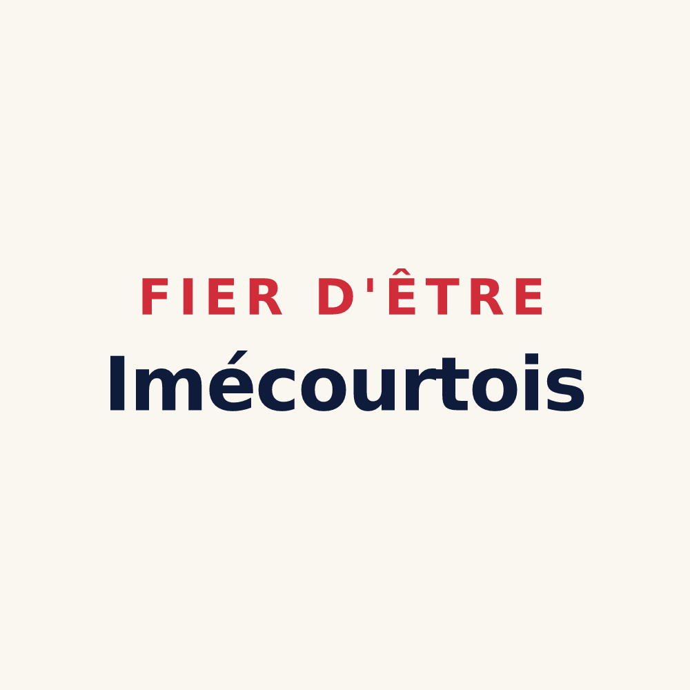 Tasse « Fier d'être Imécourtois » — design pour Imécourt