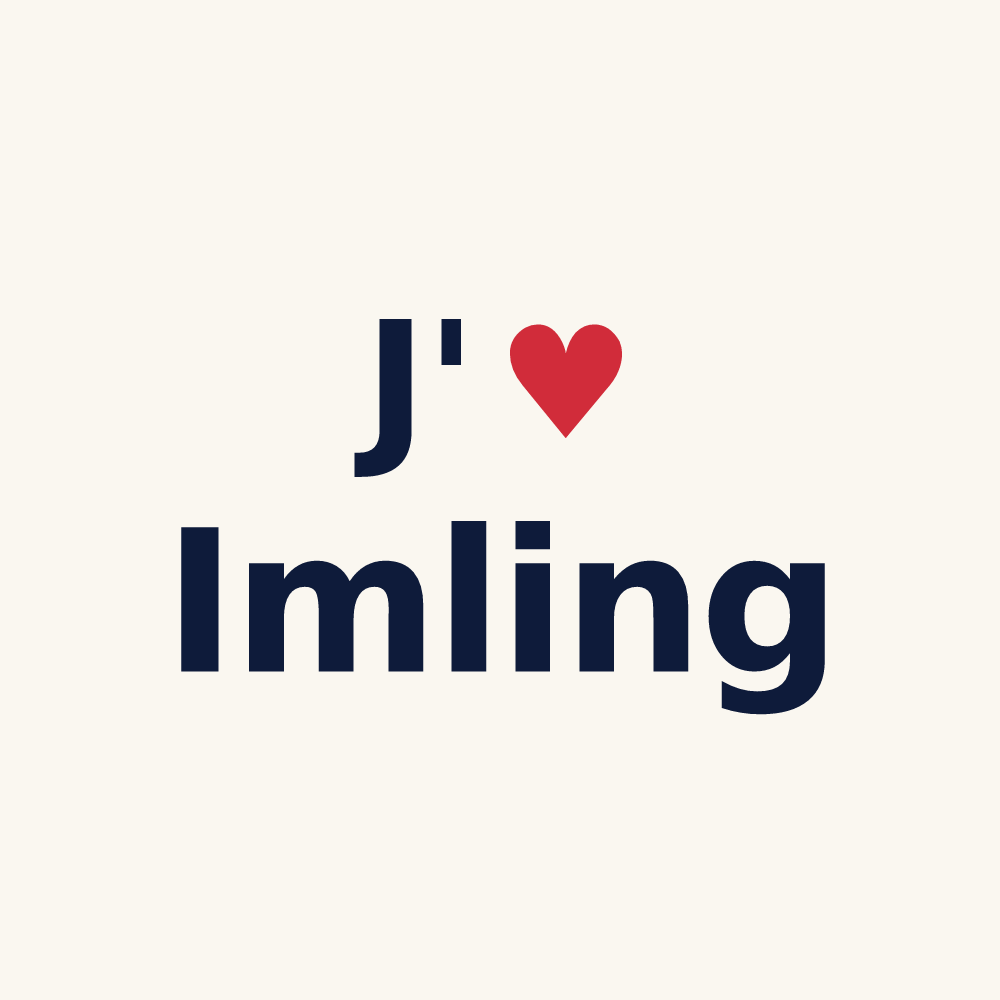 Tasse personnalisée Imling — design J'aime Imling