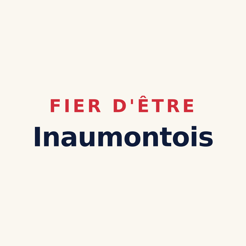 Tasse « Fier d'être Inaumontois » — design pour Inaumont
