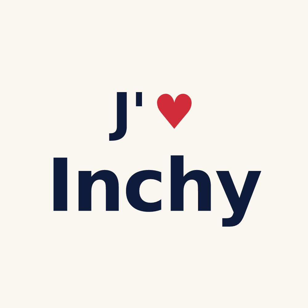 Tasse personnalisée Inchy — design J'aime Inchy