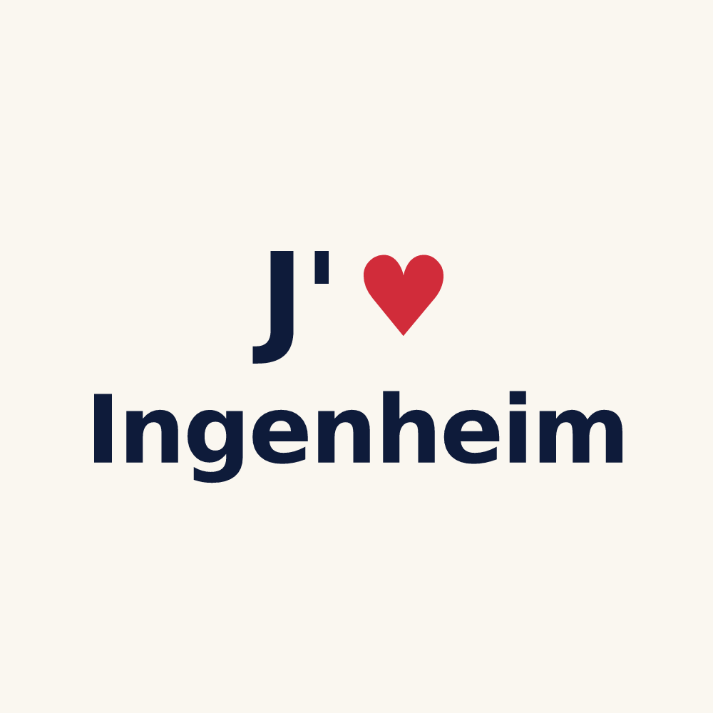 Tasse personnalisée Ingenheim — design J'aime Ingenheim
