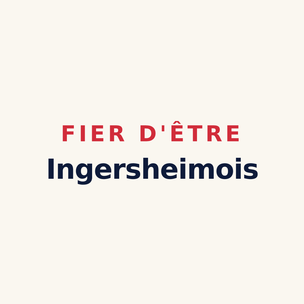 Tasse « Fier d'être Ingersheimois » — design pour Ingersheim