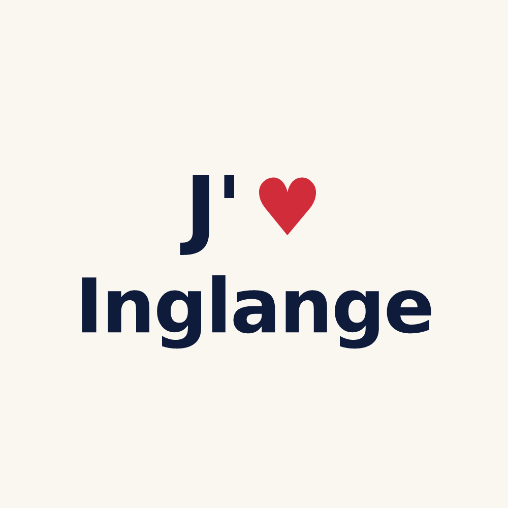 Tasse personnalisée Inglange — design J'aime Inglange