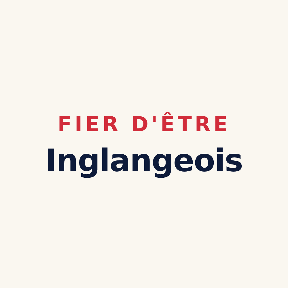 Tasse « Fier d'être Inglangeois » — design pour Inglange