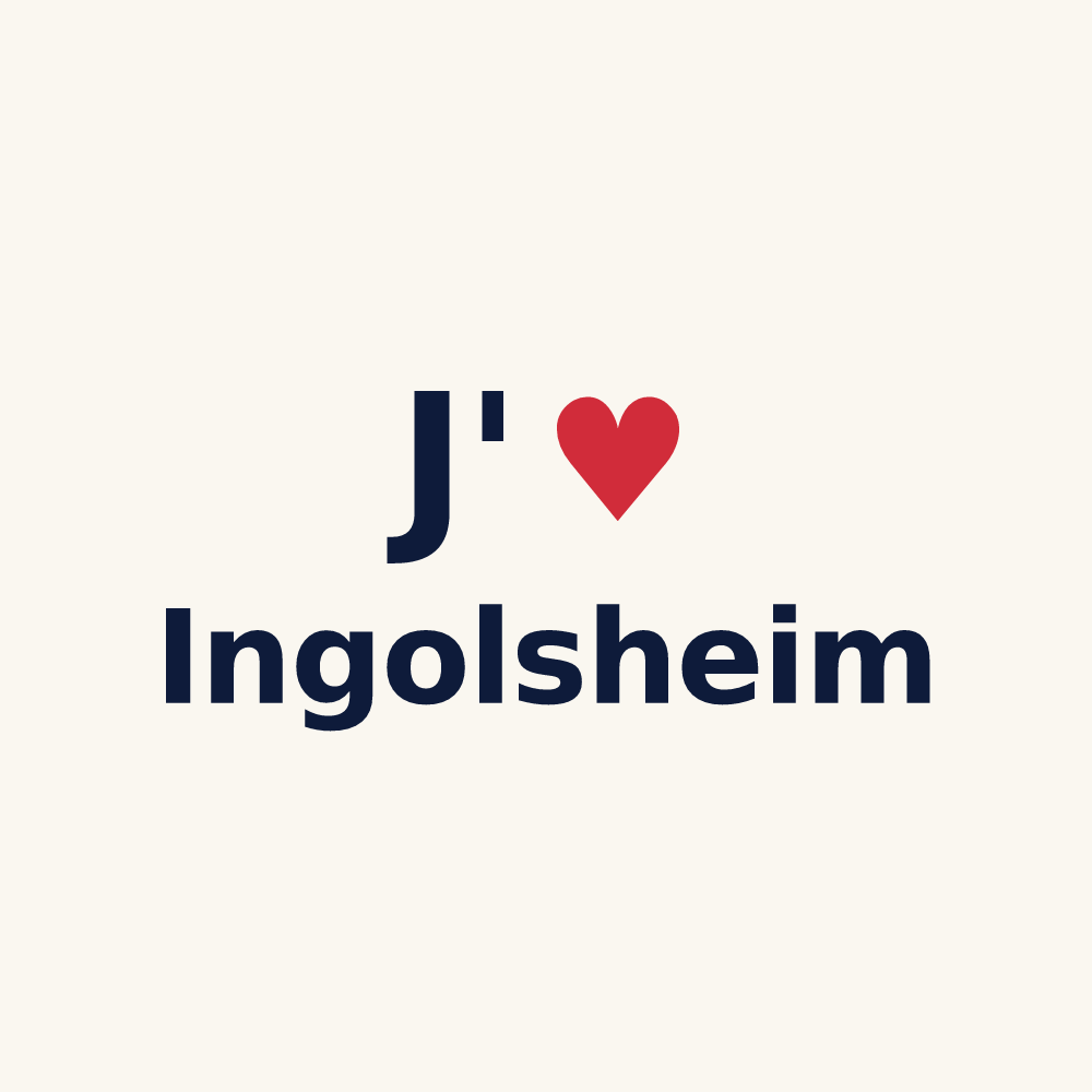 Tasse personnalisée Ingolsheim — design J'aime Ingolsheim