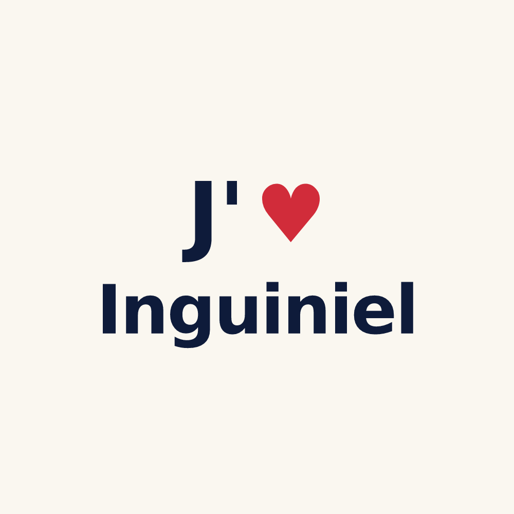 Tasse personnalisée Inguiniel — design J'aime Inguiniel