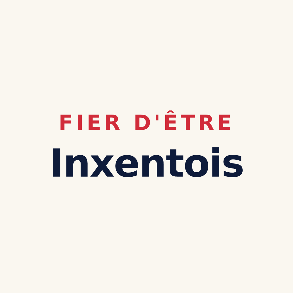 Tasse « Fier d'être Inxentois » — design pour Inxent