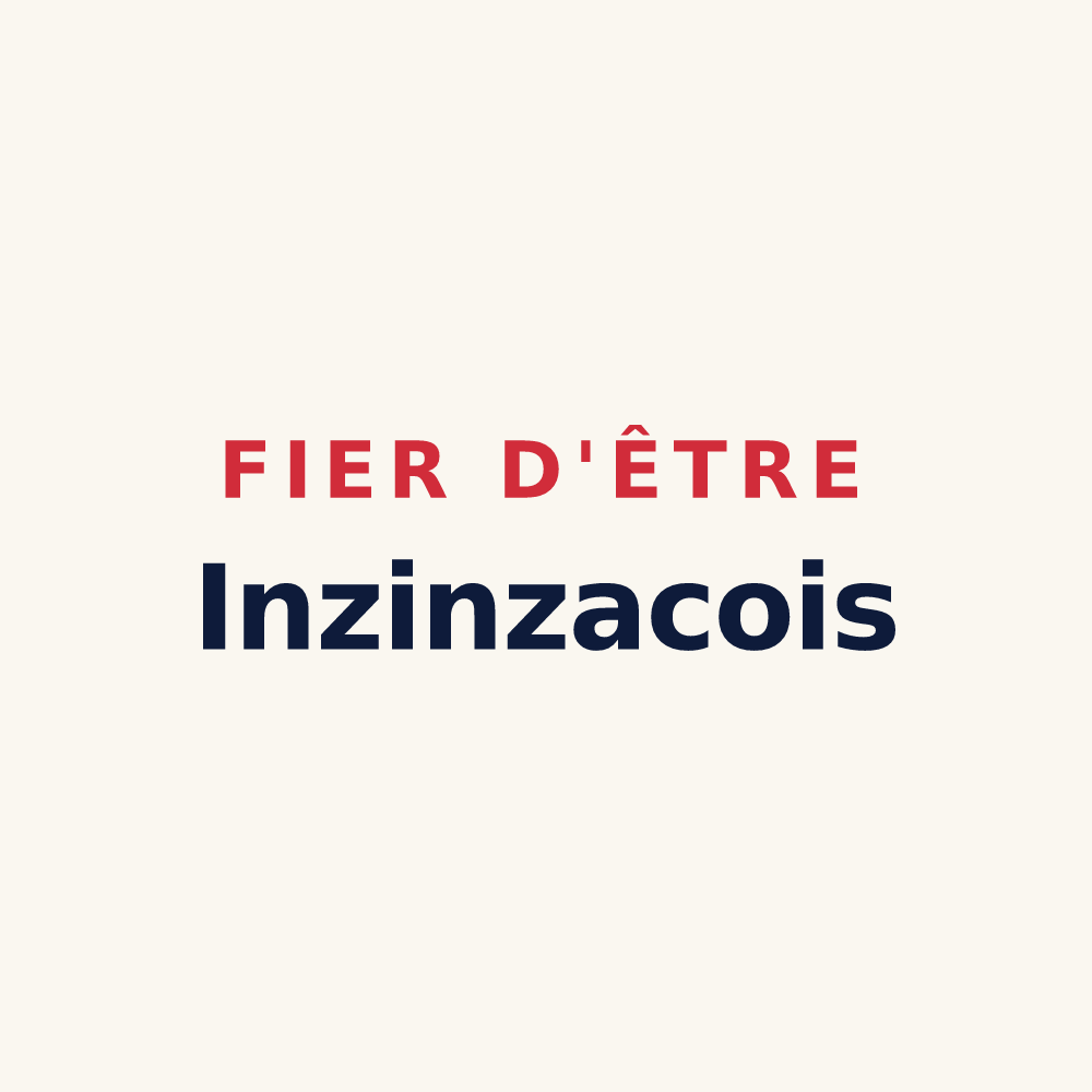 Tasse « Fier d'être Inzinzacois » — design pour Inzinzac-Lochrist