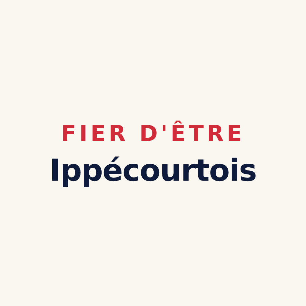 Tasse « Fier d'être Ippécourtois » — design pour Ippécourt