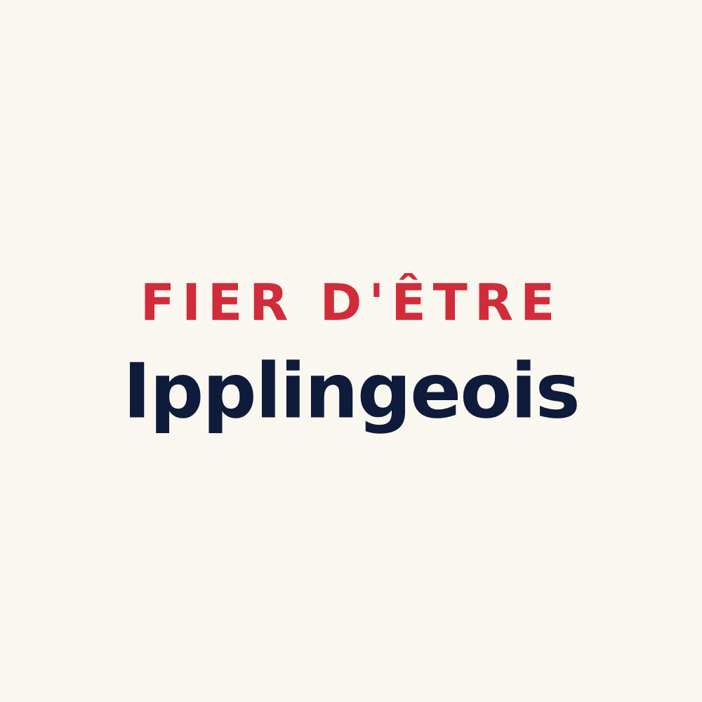 Tasse « Fier d'être Ipplingeois » — design pour Ippling