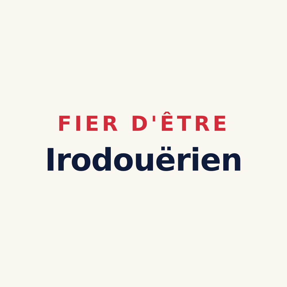 Tasse « Fier d'être Irodouërien » — design pour Irodouër