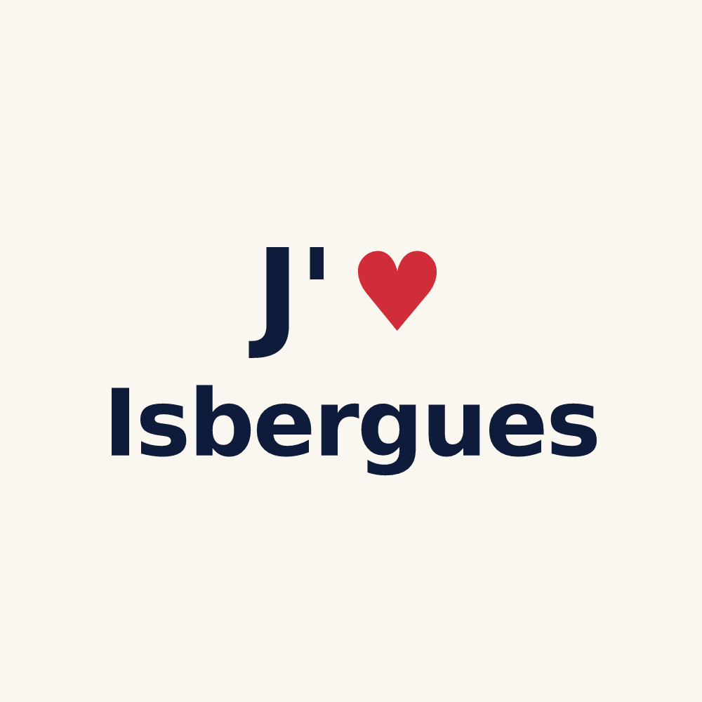 Tasse personnalisée Isbergues — design J'aime Isbergues