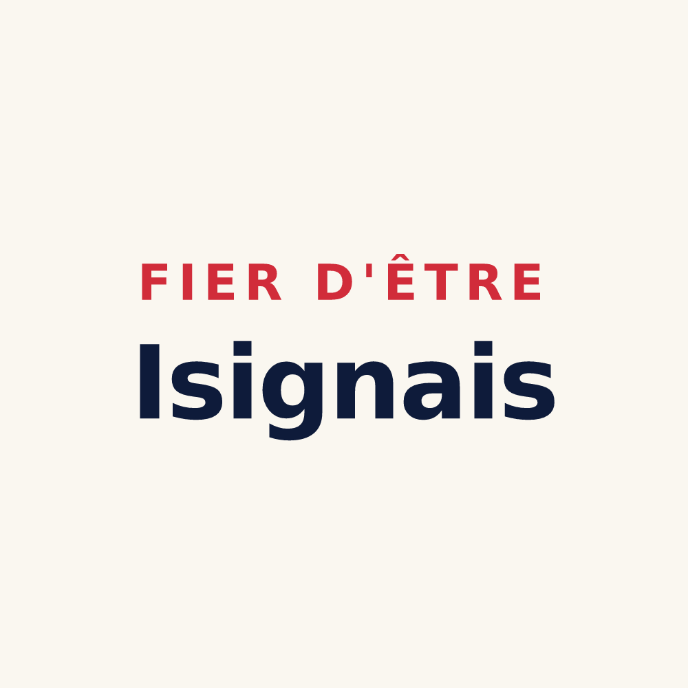 Tasse « Fier d'être Isignais » — design pour Isigny-sur-Mer