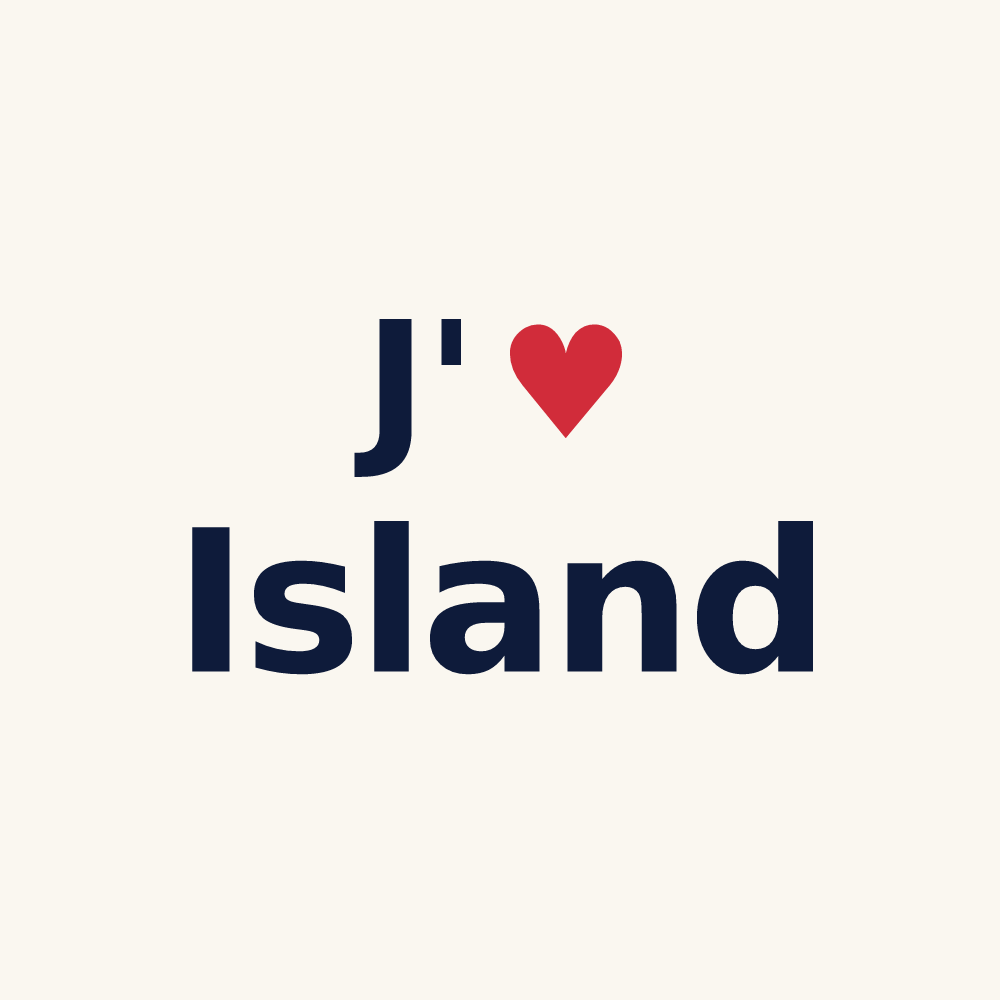 Tasse personnalisée Island — design J'aime Island