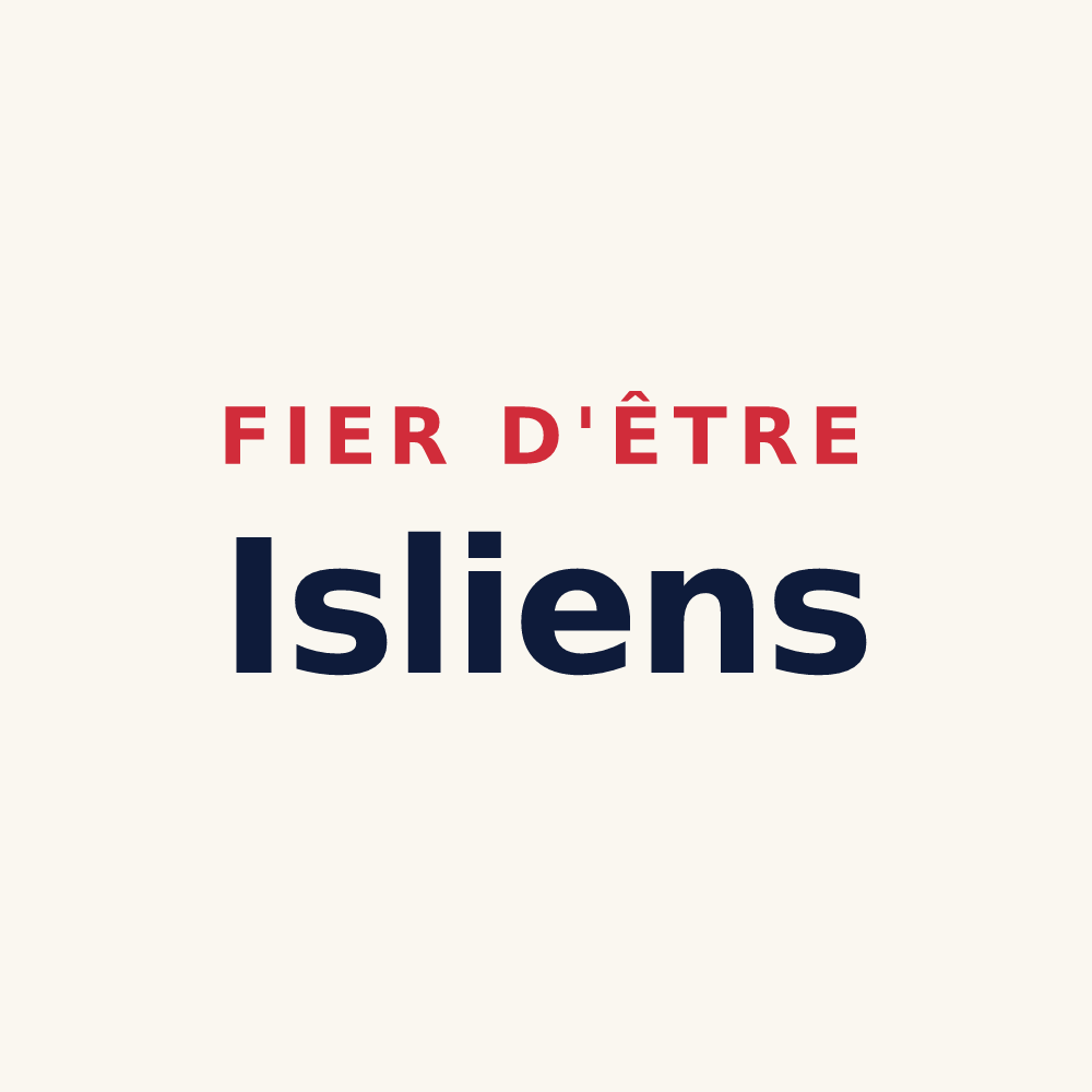 Tasse « Fier d'être Isliens » — design pour Isle-Aubigny