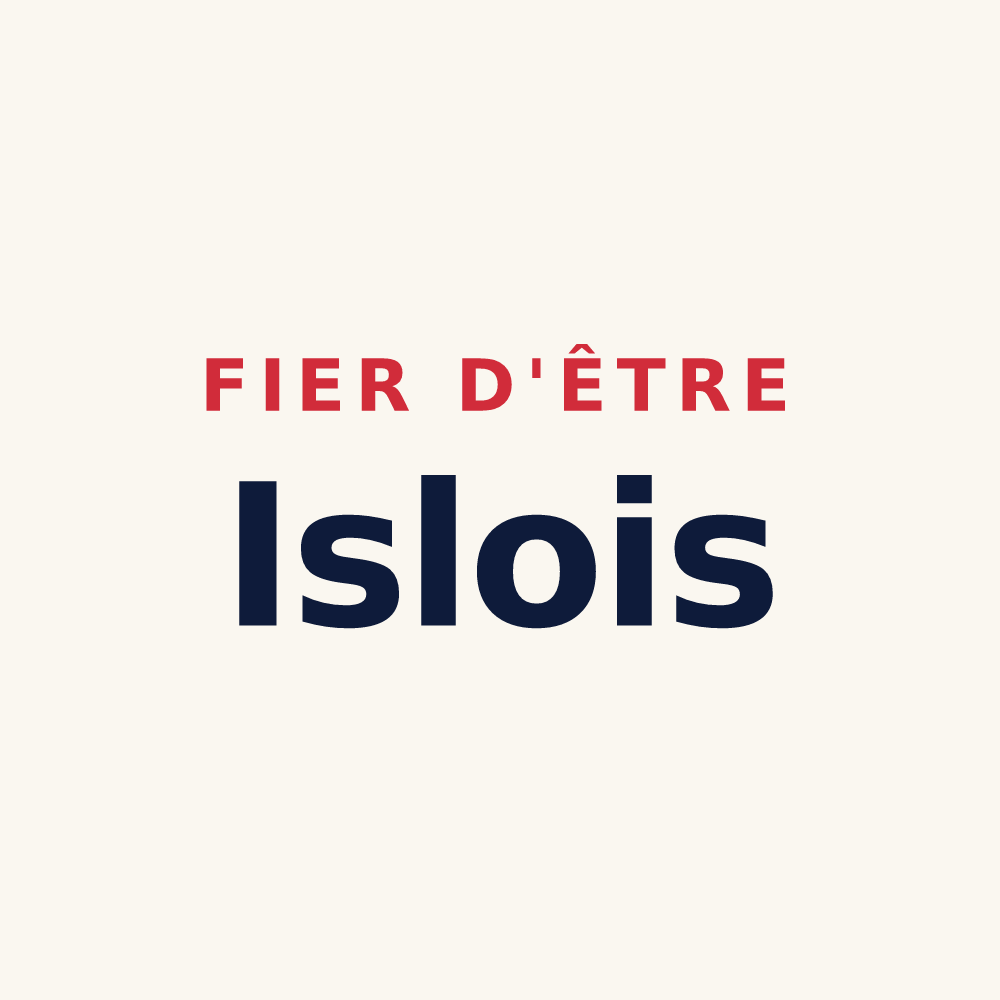 Tasse « Fier d'être Islois » — design pour Isle-Aumont