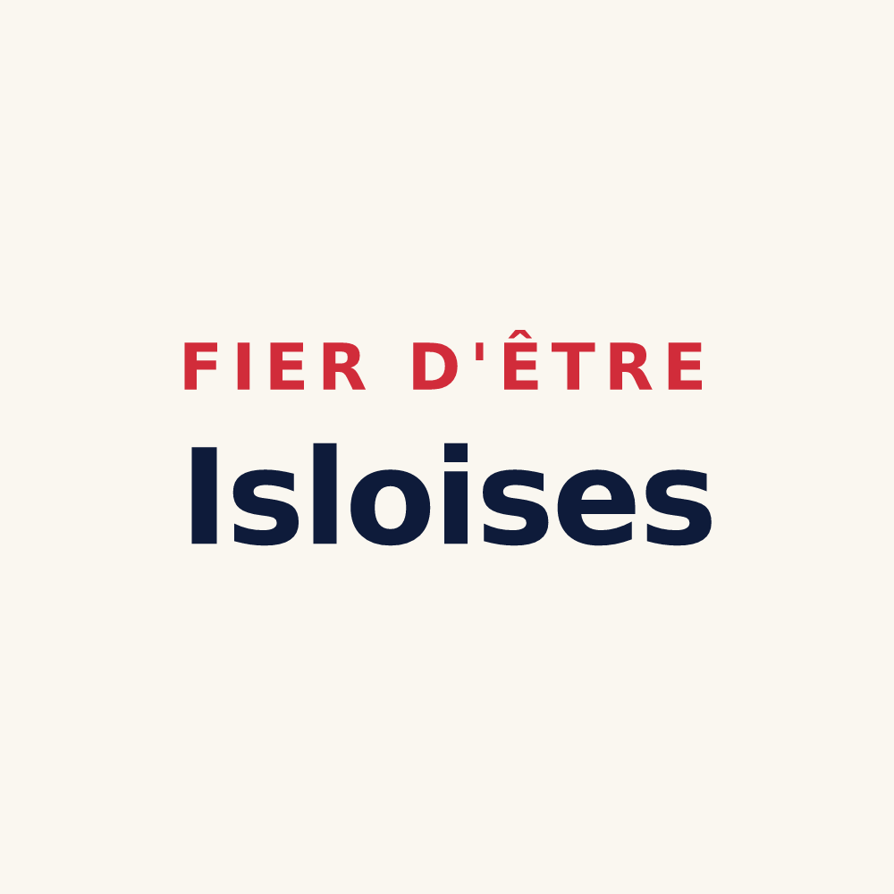 Tasse « Fier d'être Isloises » — design pour Isle