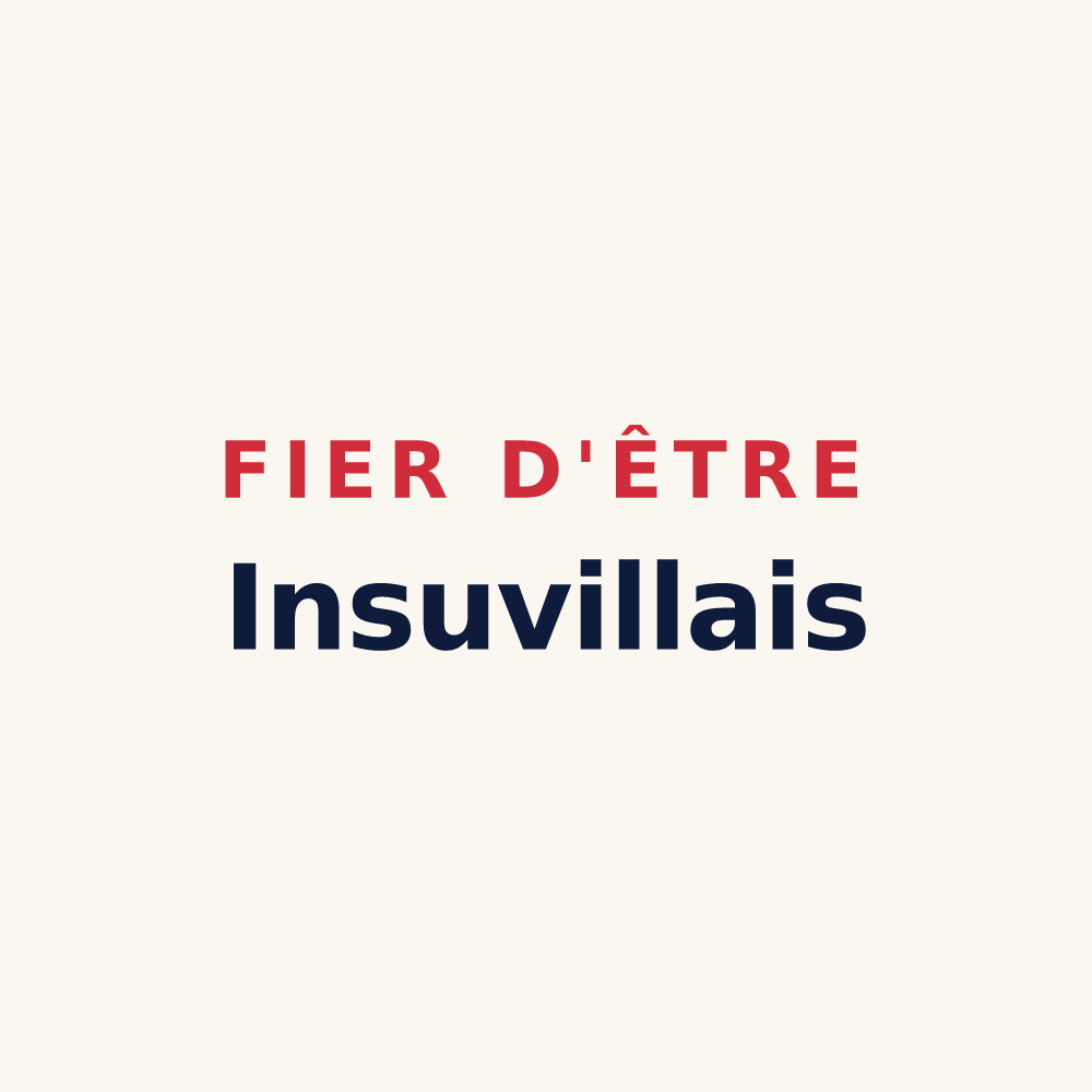 Tasse « Fier d'être Insuvillais » — design pour Isles-lès-Villenoy