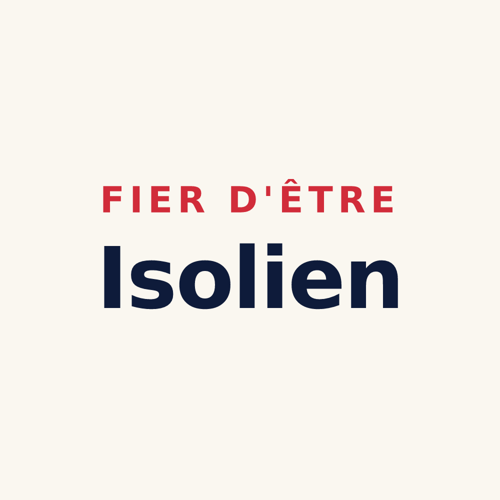 Tasse « Fier d'être Isolien » — design pour Isola