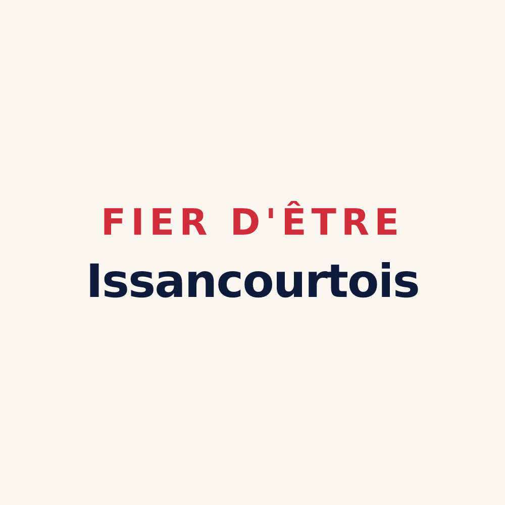 Tasse « Fier d'être Issancourtois » — design pour Issancourt-et-Rumel