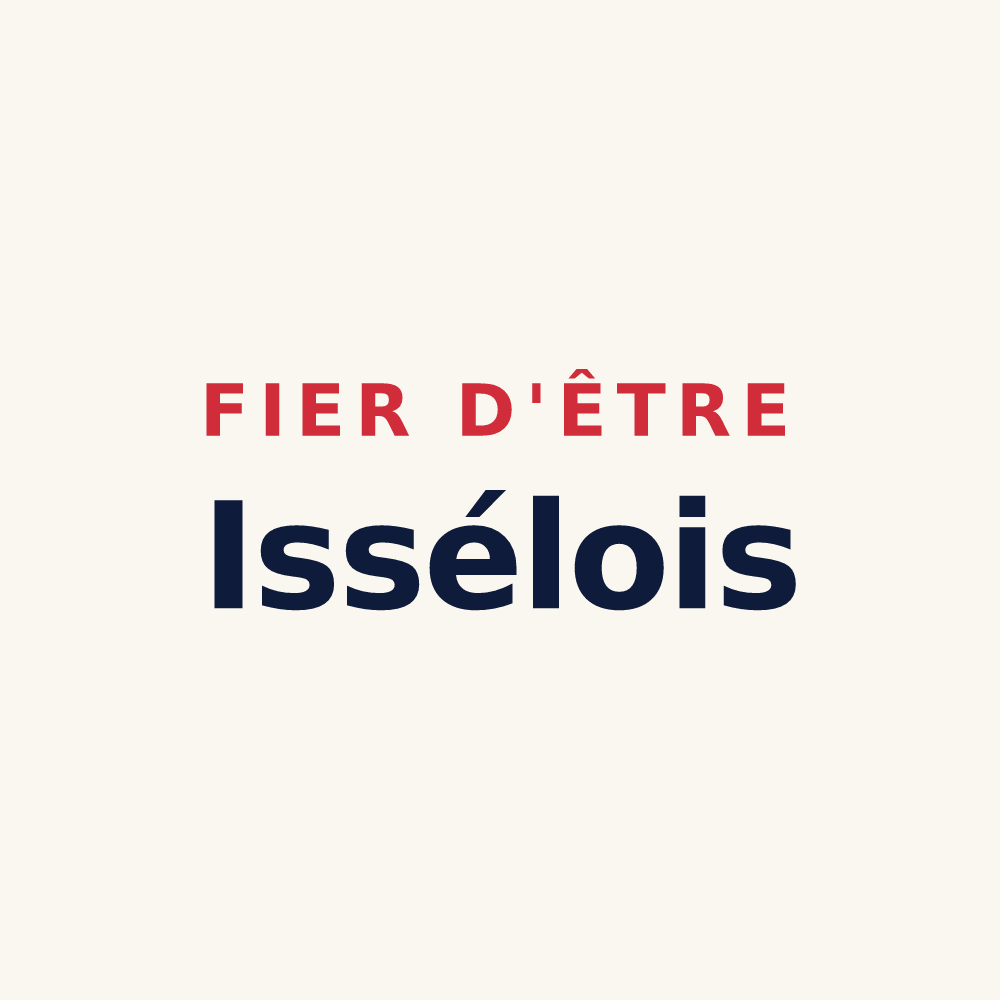 Tasse « Fier d'être Issélois » — design pour Issel