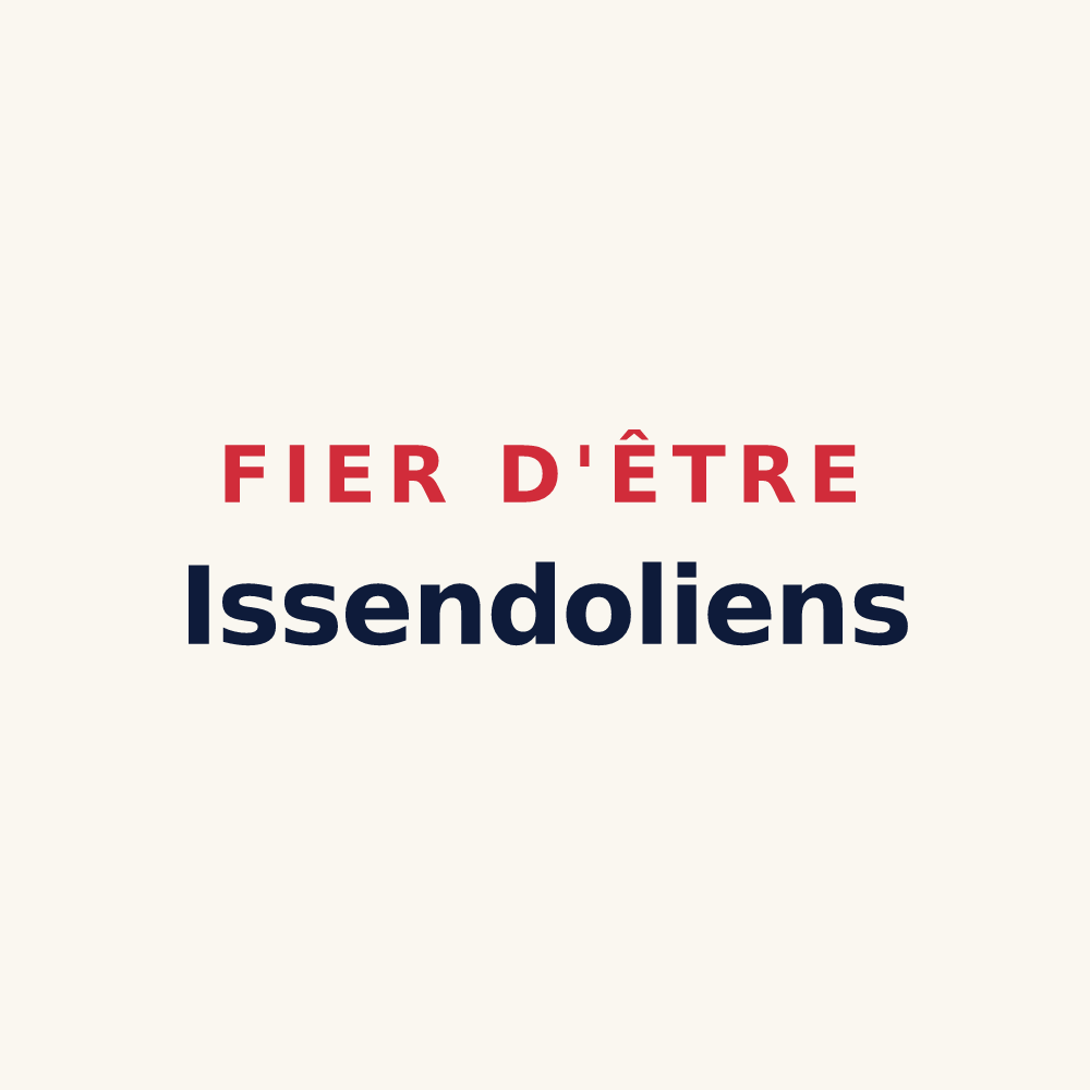 Tasse « Fier d'être Issendoliens » — design pour Issendolus