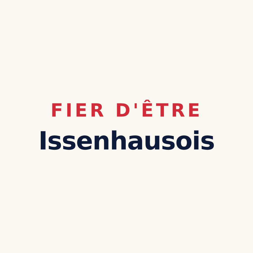 Tasse « Fier d'être Issenhausois » — design pour Issenhausen