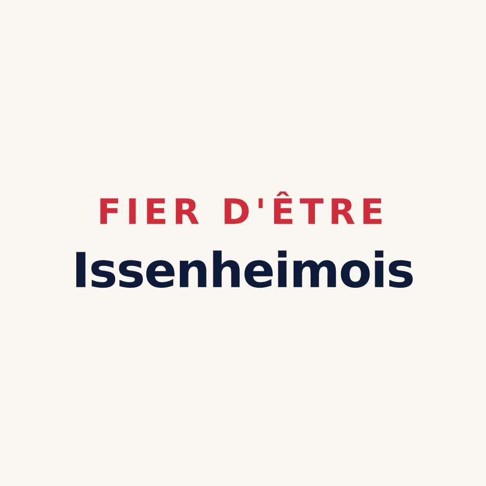 Tasse « Fier d'être Issenheimois » — design pour Issenheim