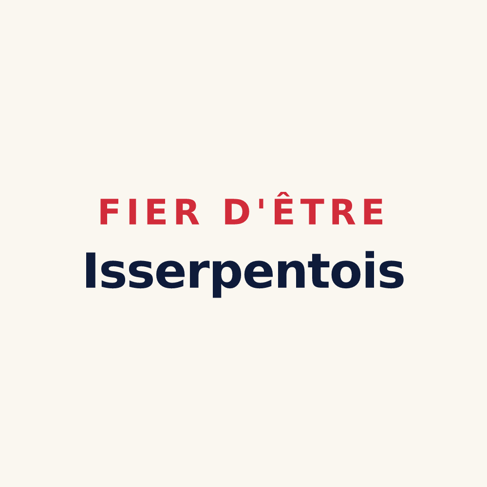Tasse « Fier d'être Isserpentois » — design pour Isserpent