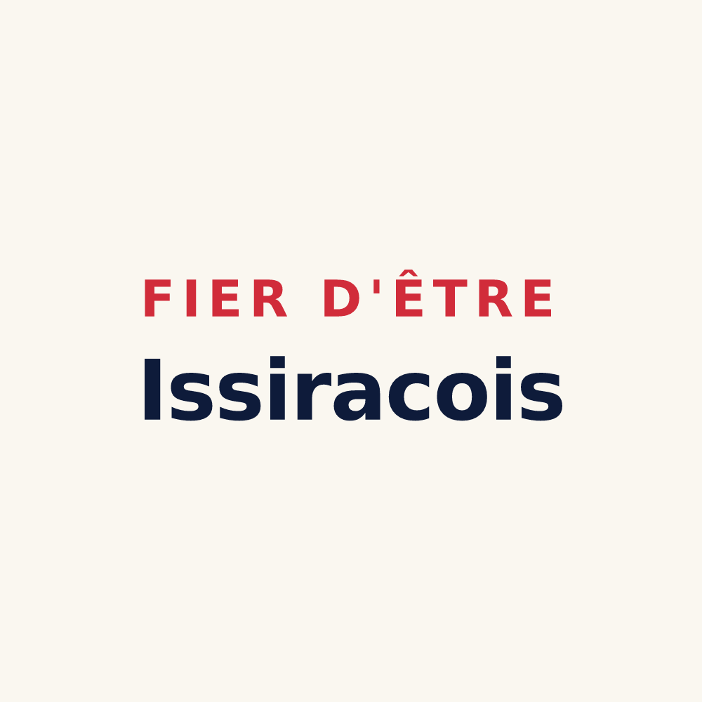 Tasse « Fier d'être Issiracois » — design pour Issirac