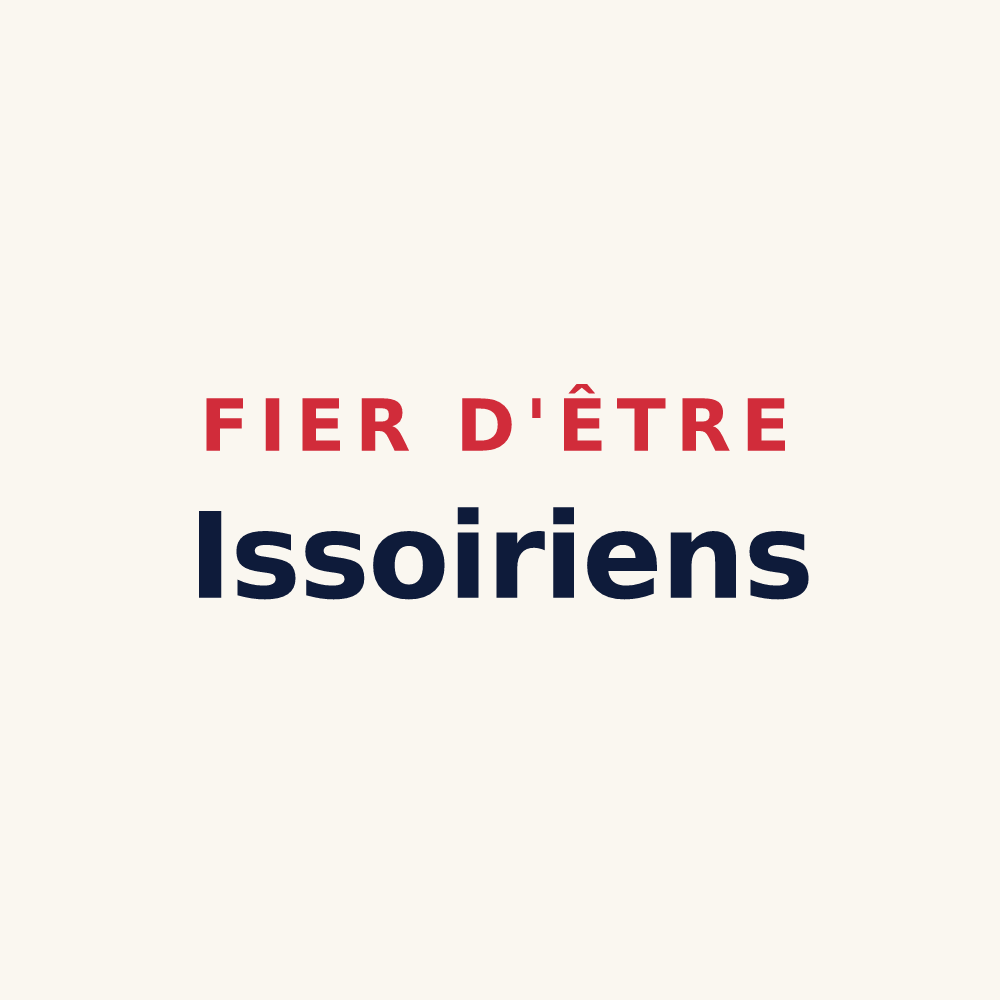 Tasse « Fier d'être Issoiriens » — design pour Issoire