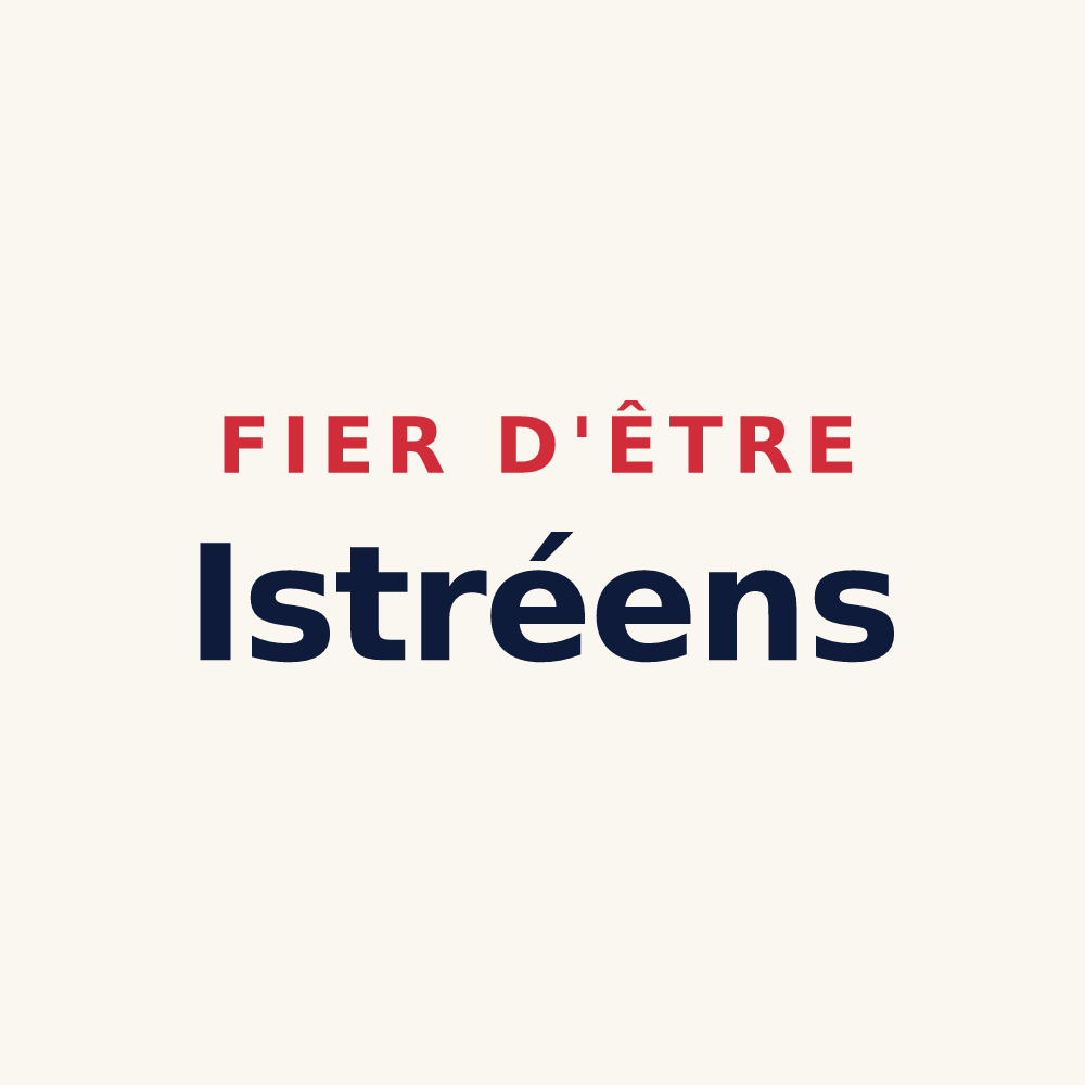 Tasse « Fier d'être Istréens » — design pour Istres