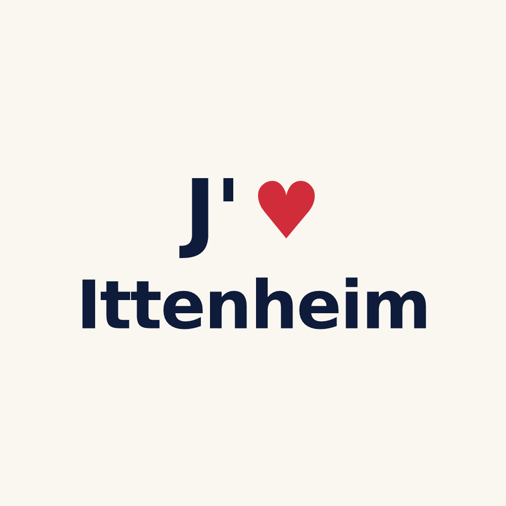 Tasse personnalisée Ittenheim — design J'aime Ittenheim