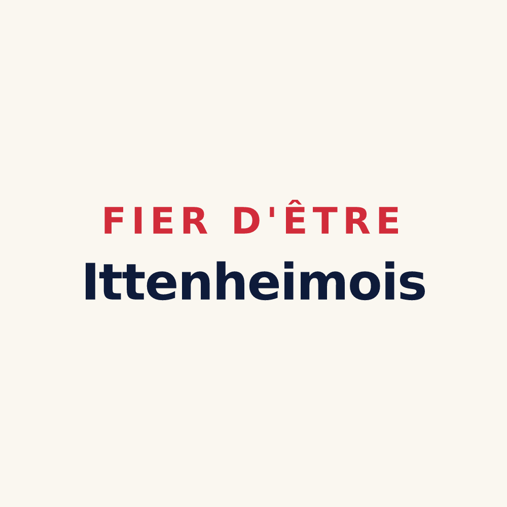 Tasse « Fier d'être Ittenheimois » — design pour Ittenheim