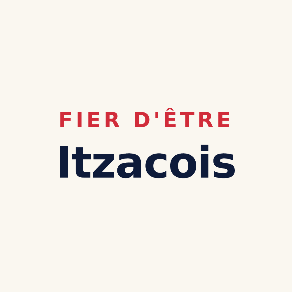 Tasse « Fier d'être Itzacois » — design pour Itzac