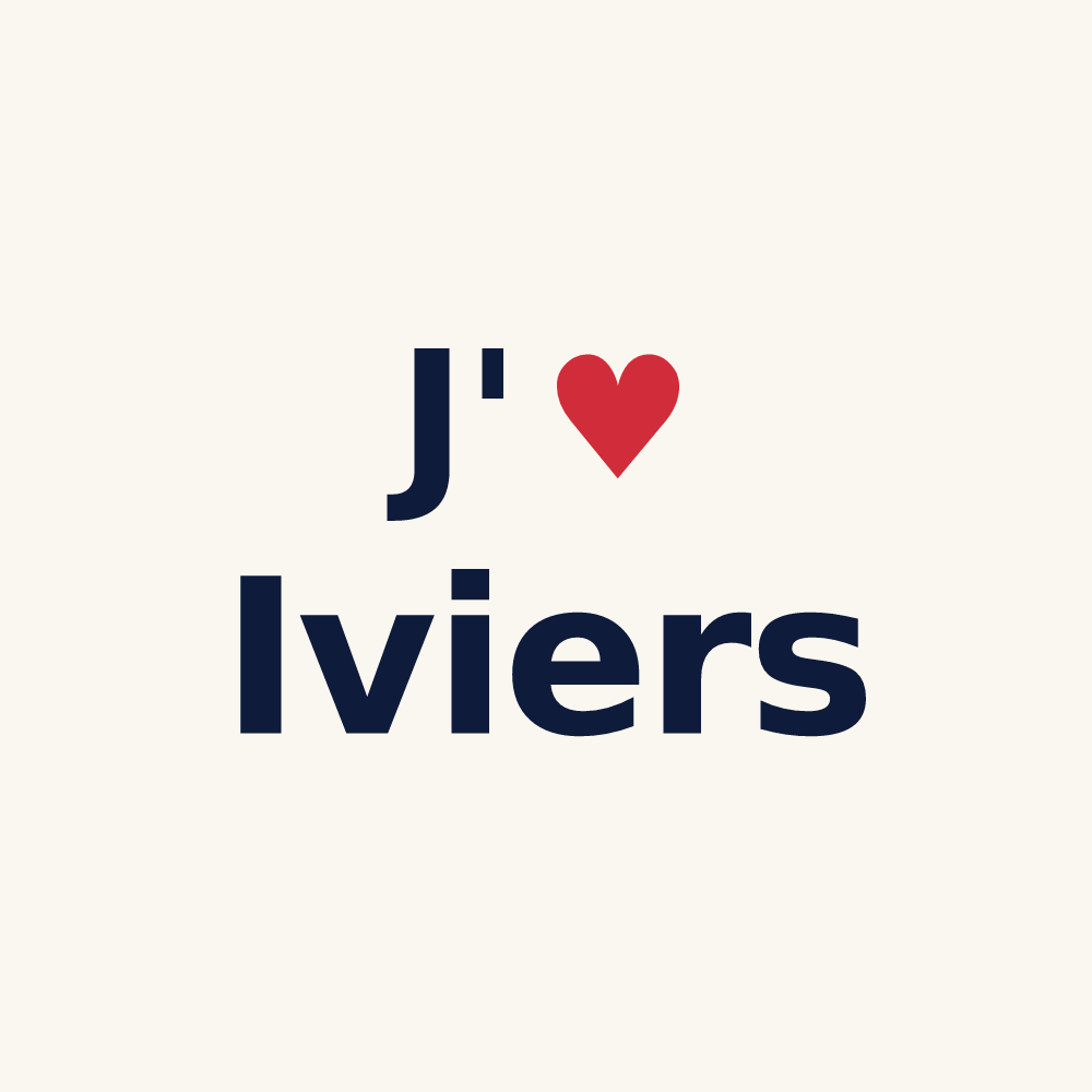 Tasse personnalisée Iviers — design J'aime Iviers