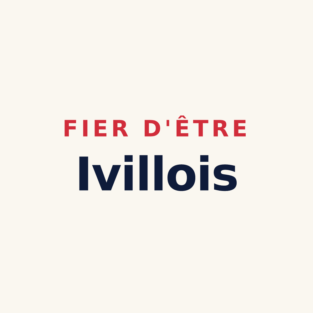 Tasse « Fier d'être Ivillois » — design pour Iville