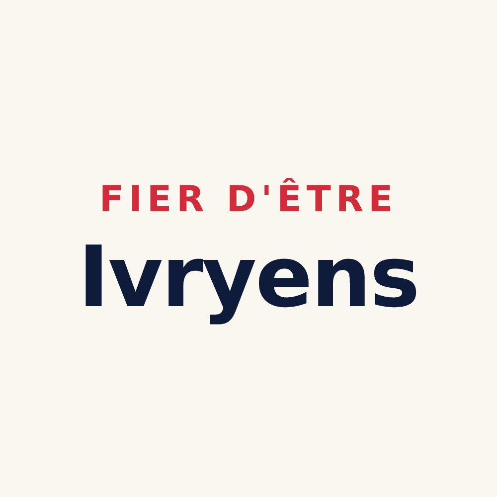 Tasse « Fier d'être Ivryens » — design pour Ivry-la-Bataille