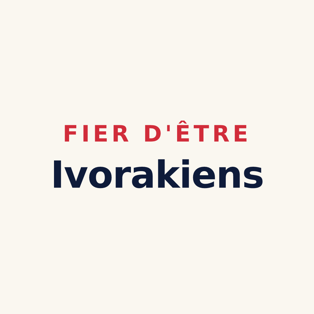 Tasse « Fier d'être Ivorakiens » — design pour Iwuy