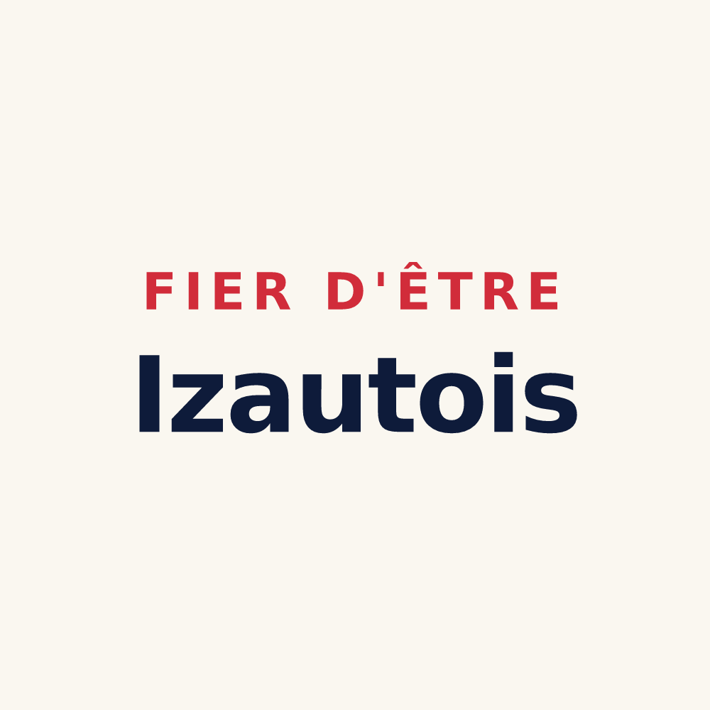 Tasse « Fier d'être Izautois » — design pour Izaut-de-l'Hôtel